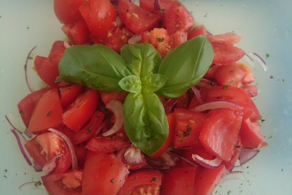 Tomatensalat für Anfänger