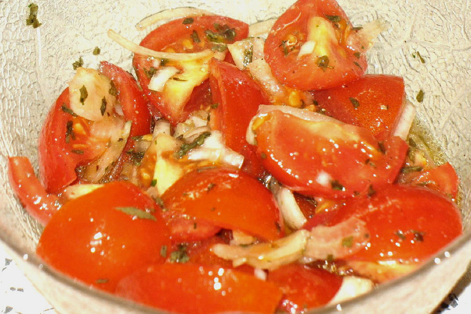 Tomatensalat für Anfänger