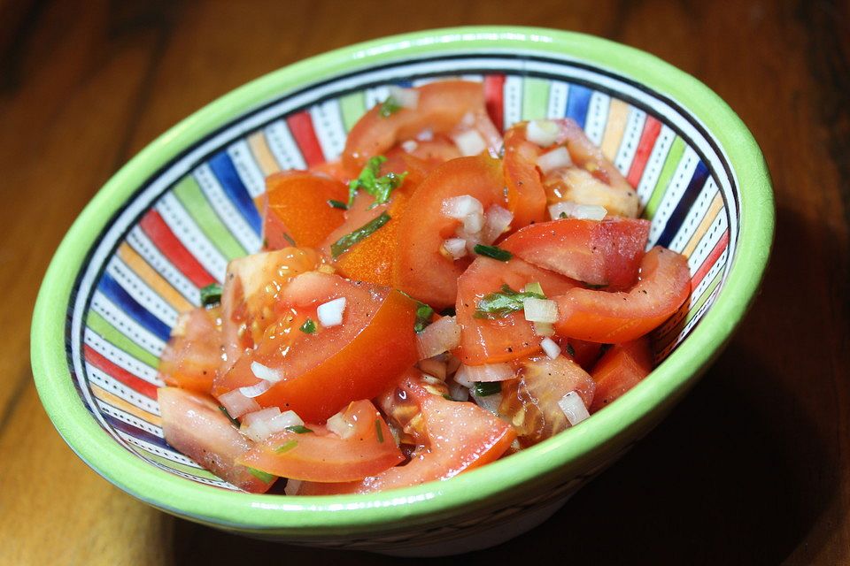 Tomatensalat für Anfänger