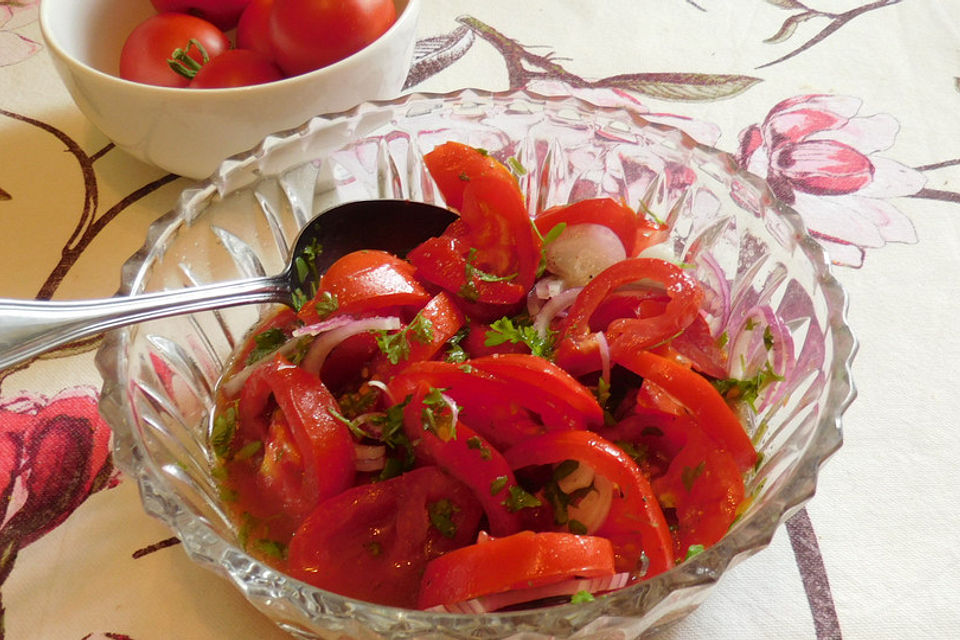 Tomatensalat für Anfänger