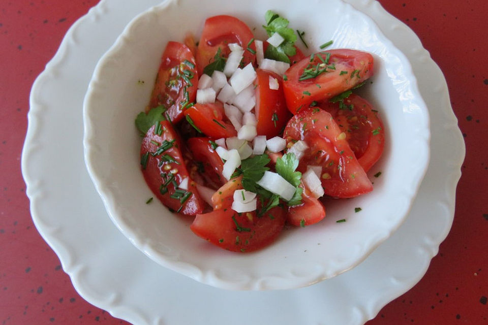 Tomatensalat für Anfänger