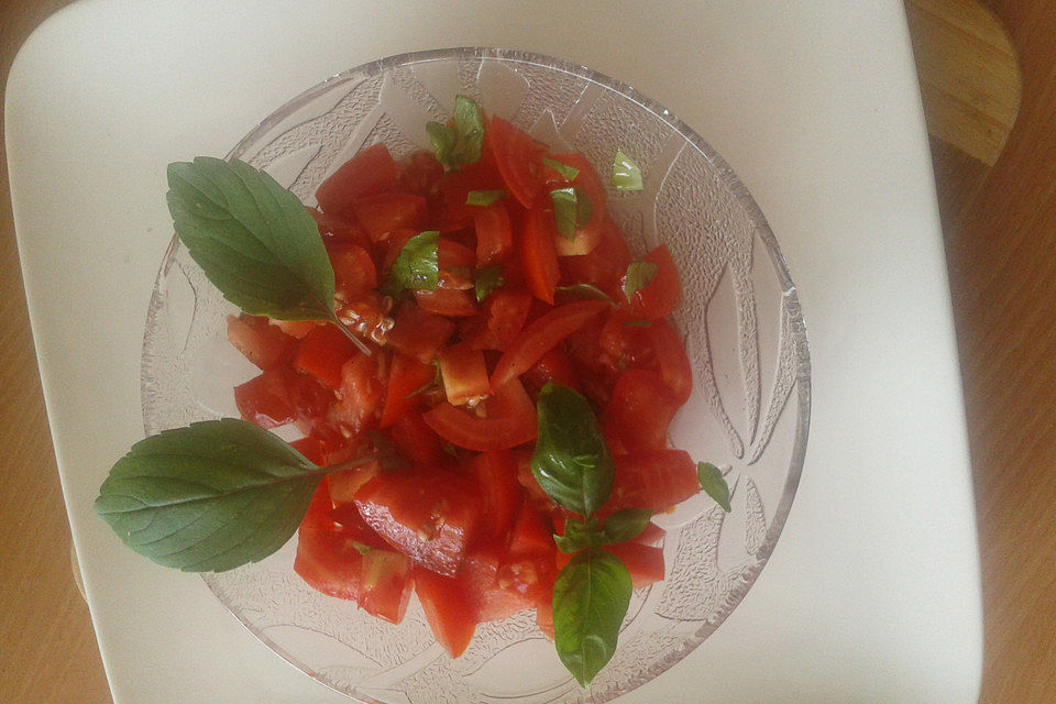 Tomatensalat für Anfänger