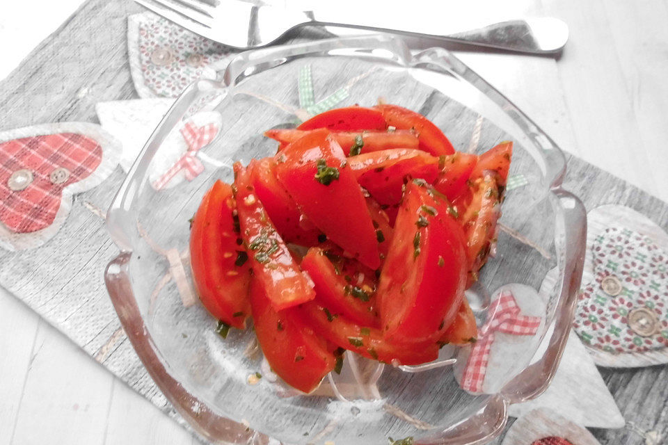 Tomatensalat für Anfänger