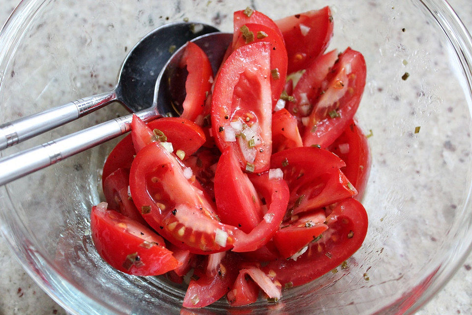 Tomatensalat für Anfänger