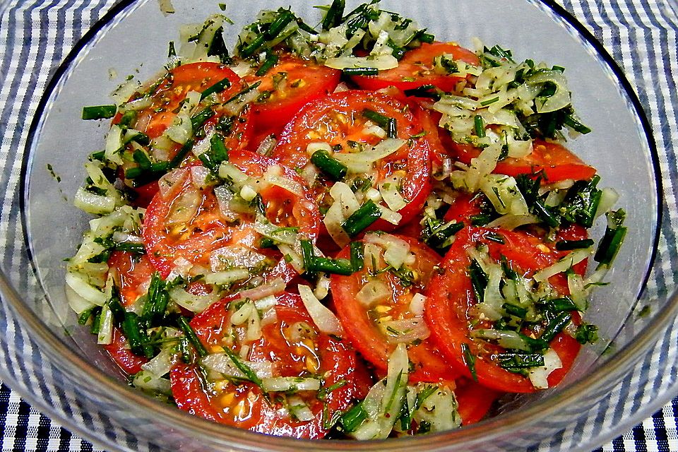 Tomatensalat für Anfänger