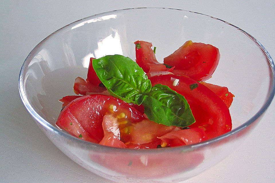 Tomatensalat für Anfänger