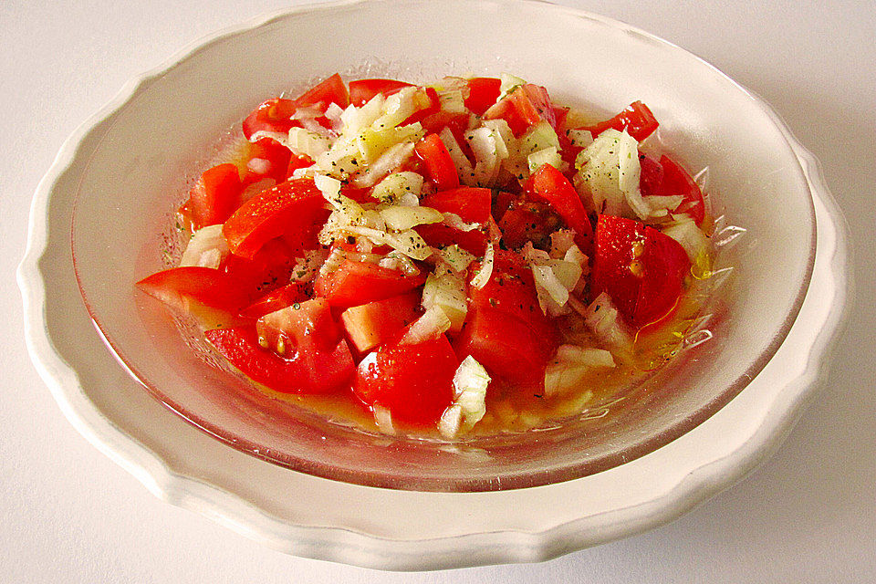 Tomatensalat für Anfänger