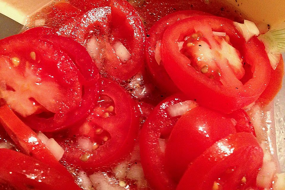 Tomatensalat für Anfänger