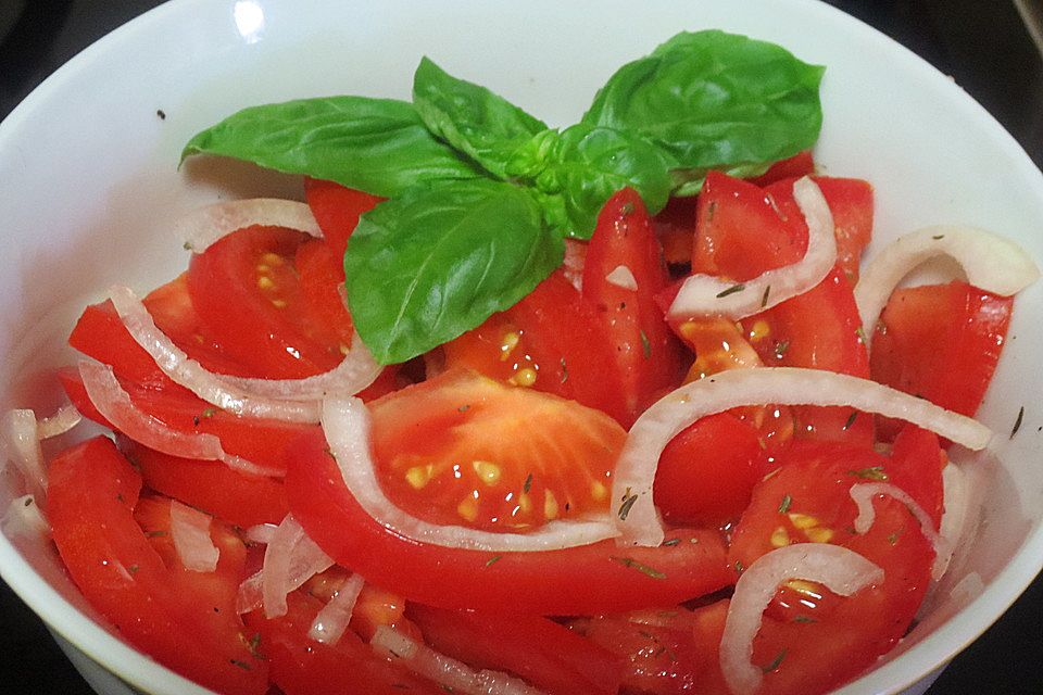 Tomatensalat für Anfänger