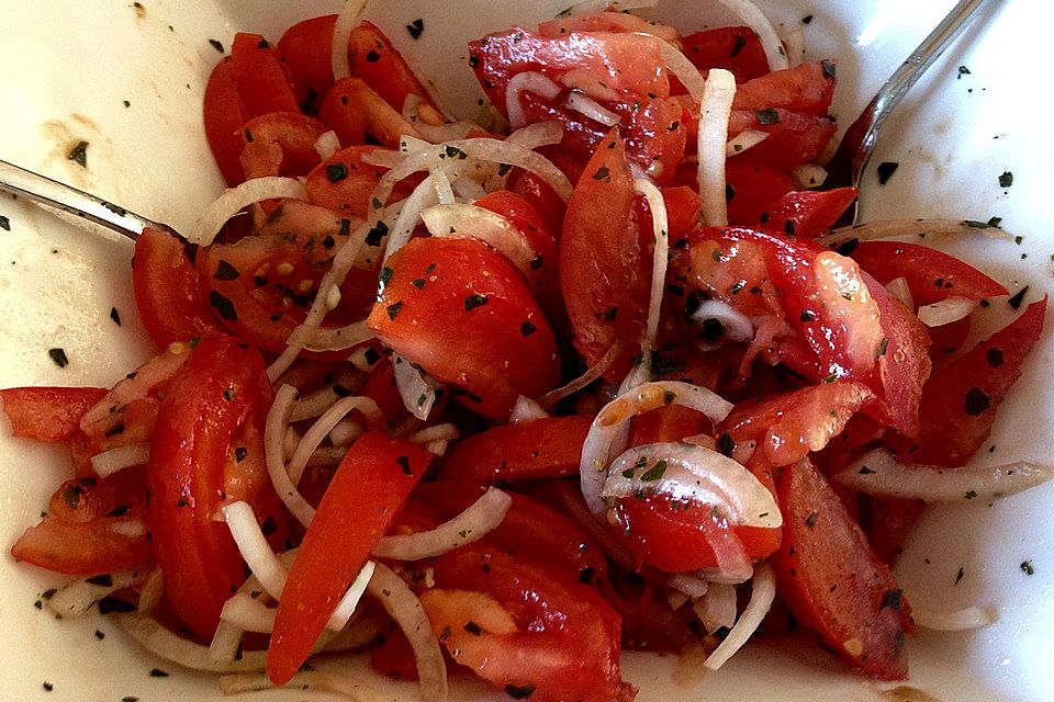 Tomatensalat für Anfänger