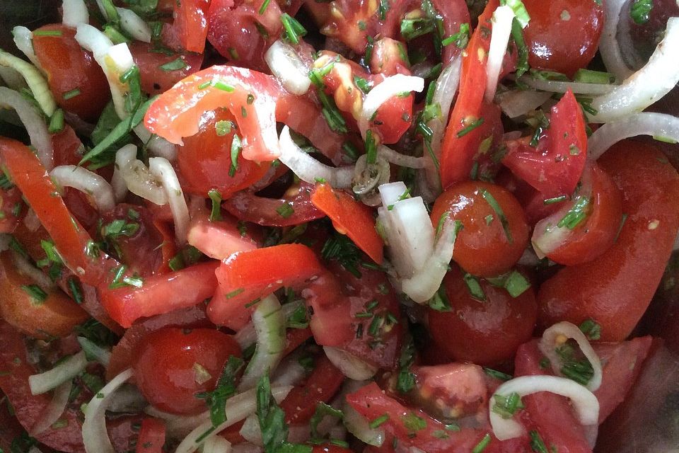 Tomatensalat für Anfänger