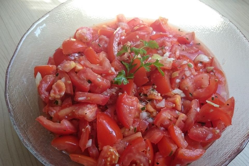 Tomatensalat für Anfänger