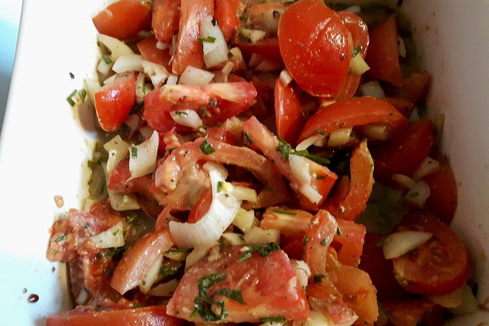 Tomatensalat für Anfänger