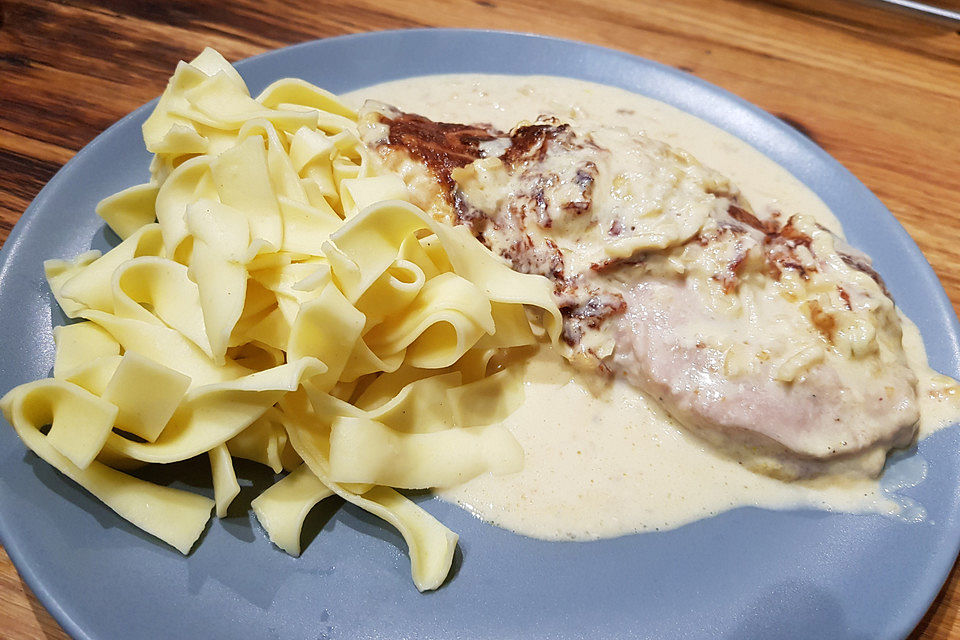 Zwiebelschnitzel