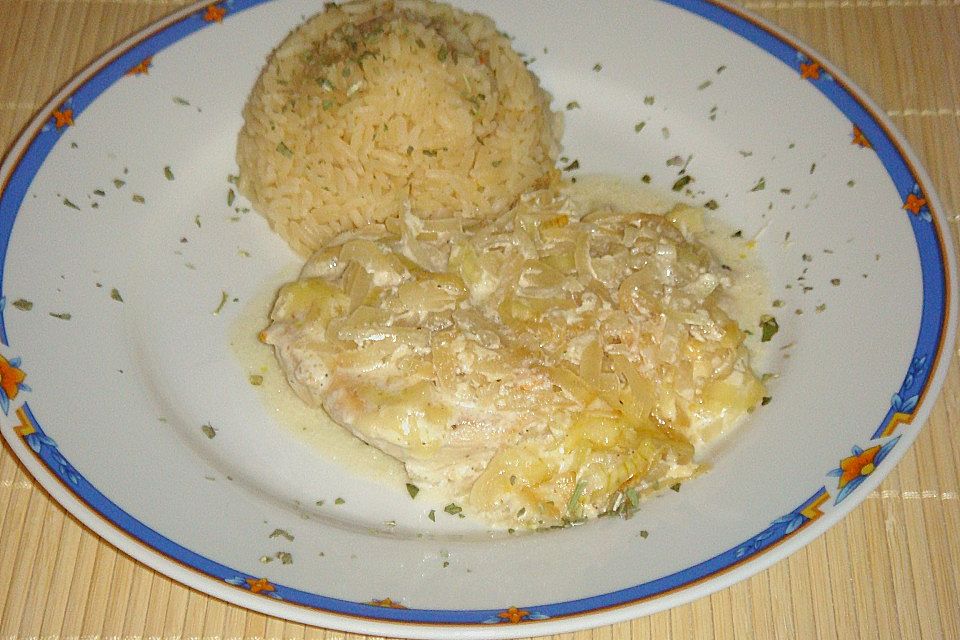 Zwiebelschnitzel