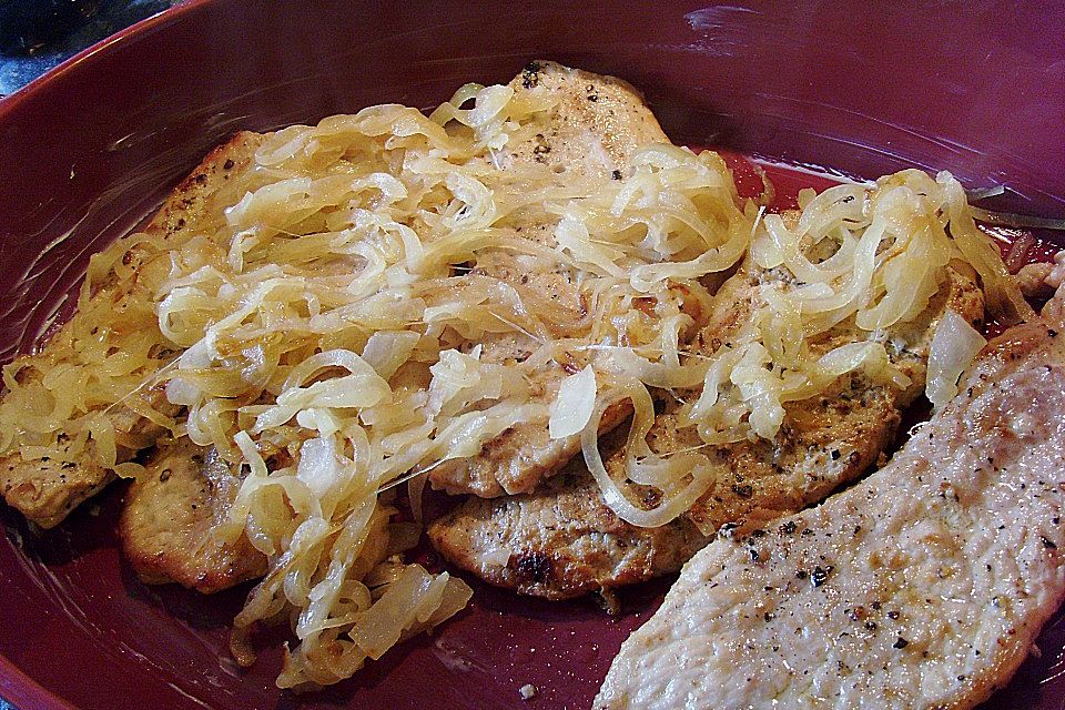 Zwiebelschnitzel