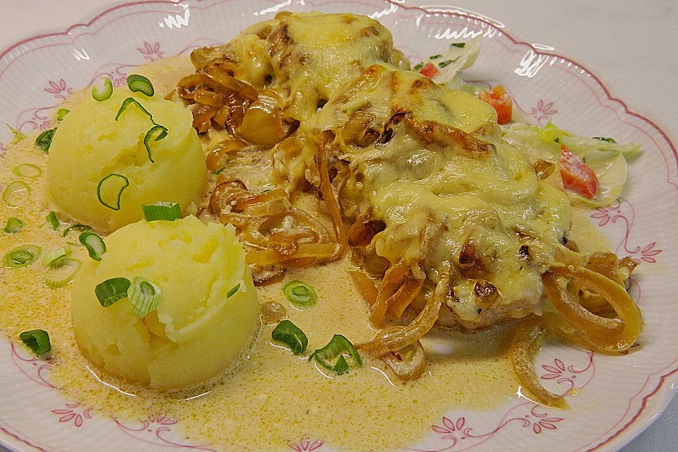 Zwiebelschnitzel