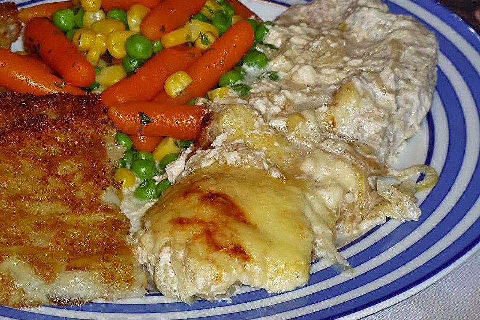 Zwiebelschnitzel