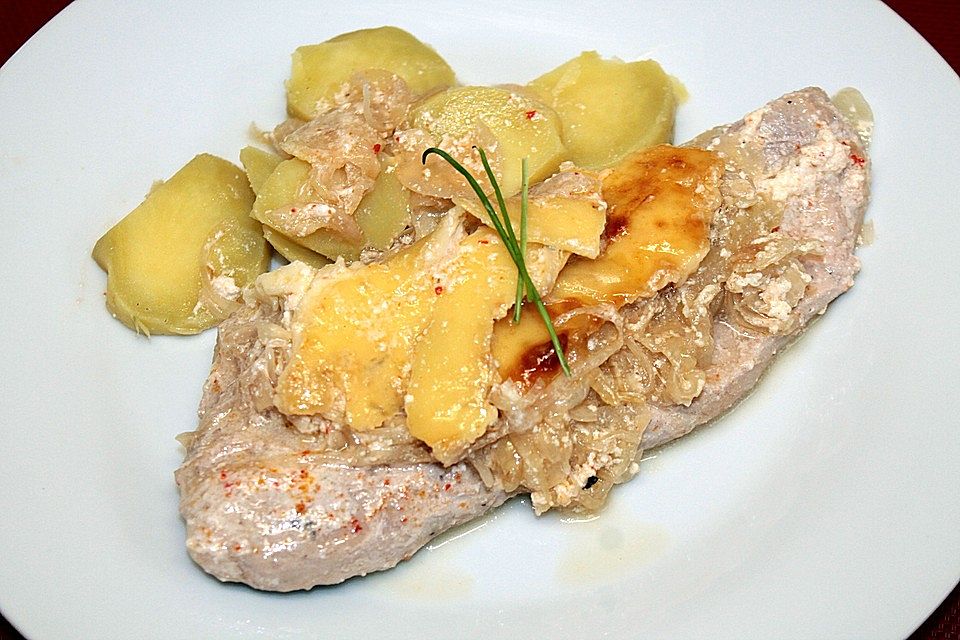 Zwiebelschnitzel