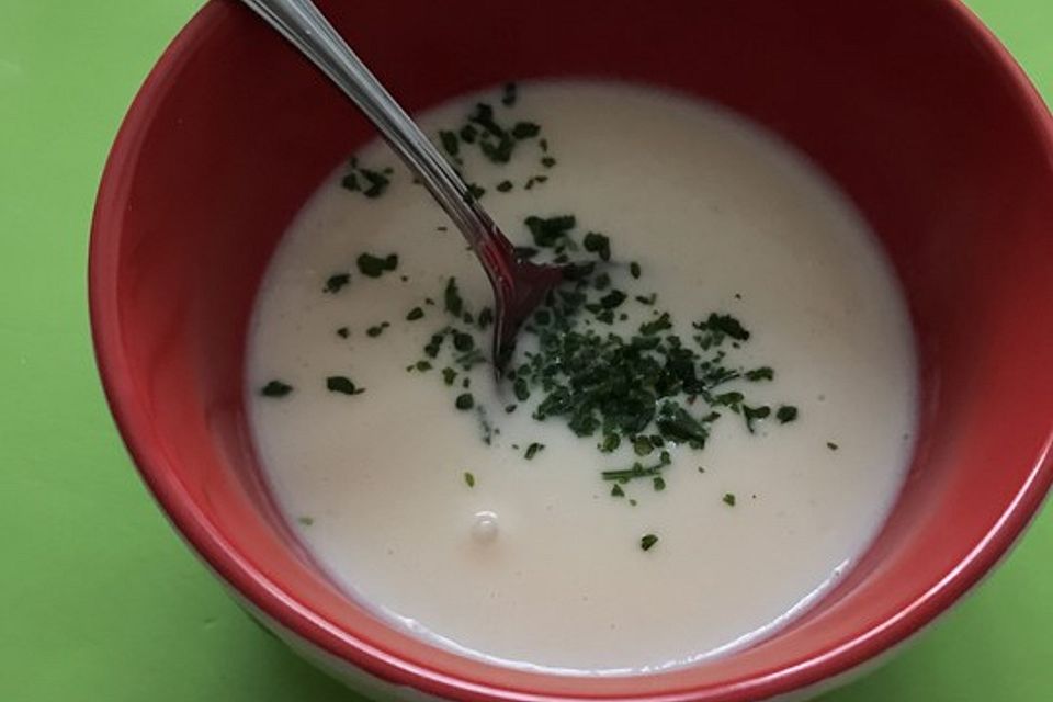 Schnelle Spargelcremesuppe