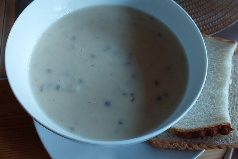 Schnelle Spargelcremesuppe