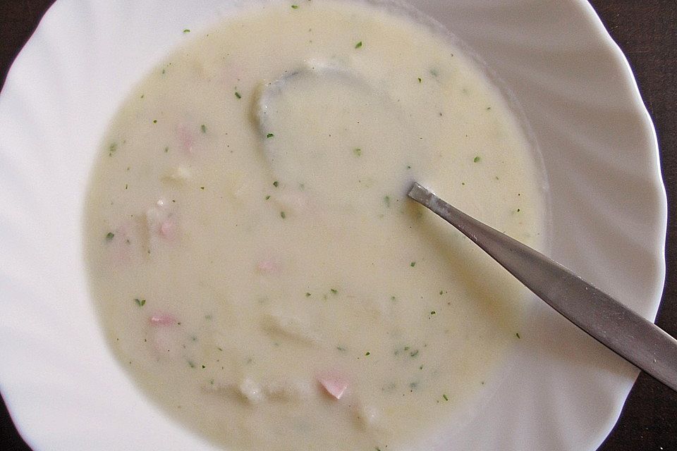 Schnelle Spargelcremesuppe