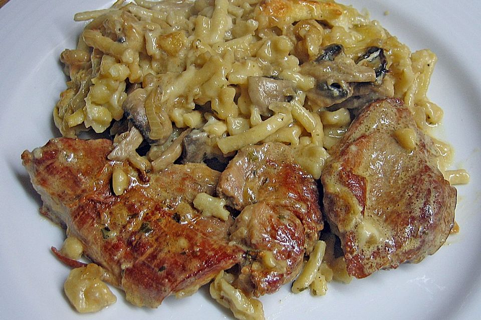 Filettopf mit Spätzle