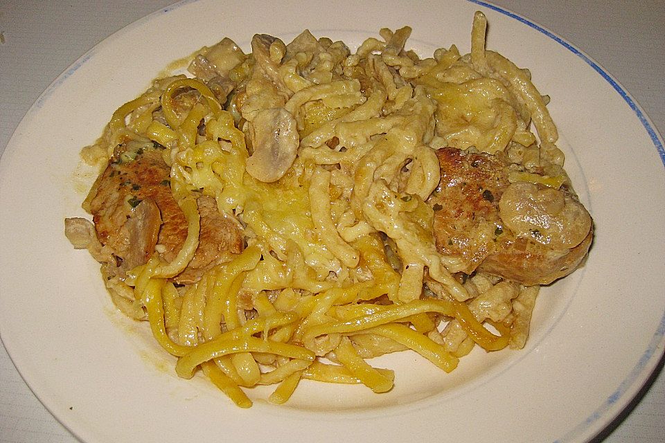 Filettopf mit Spätzle