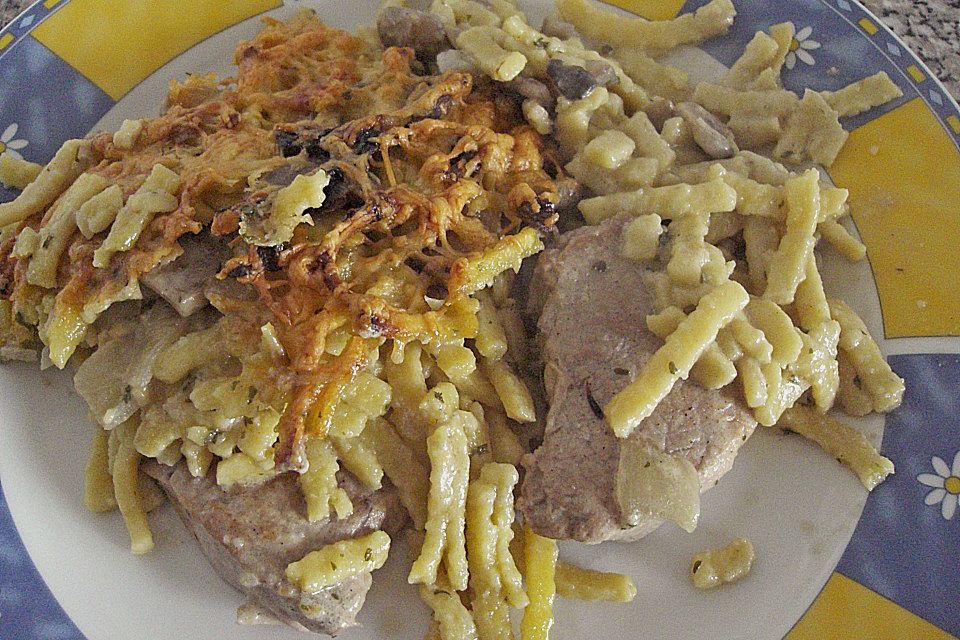 Filettopf mit Spätzle