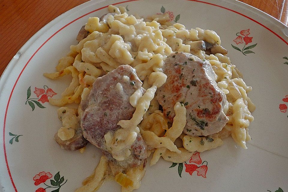 Filettopf mit Spätzle