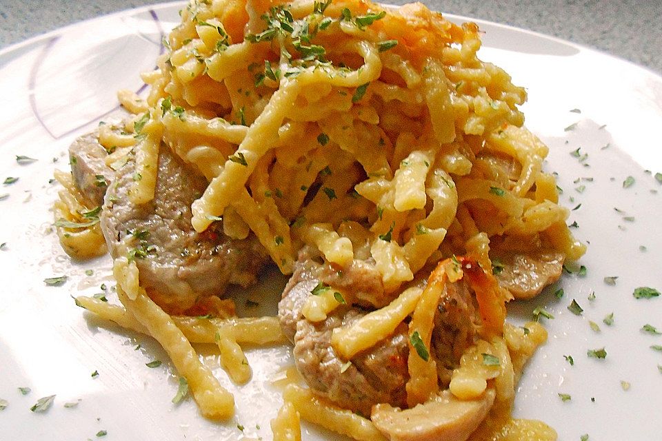 Filettopf mit Spätzle