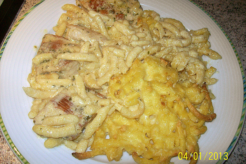 Filettopf mit Spätzle