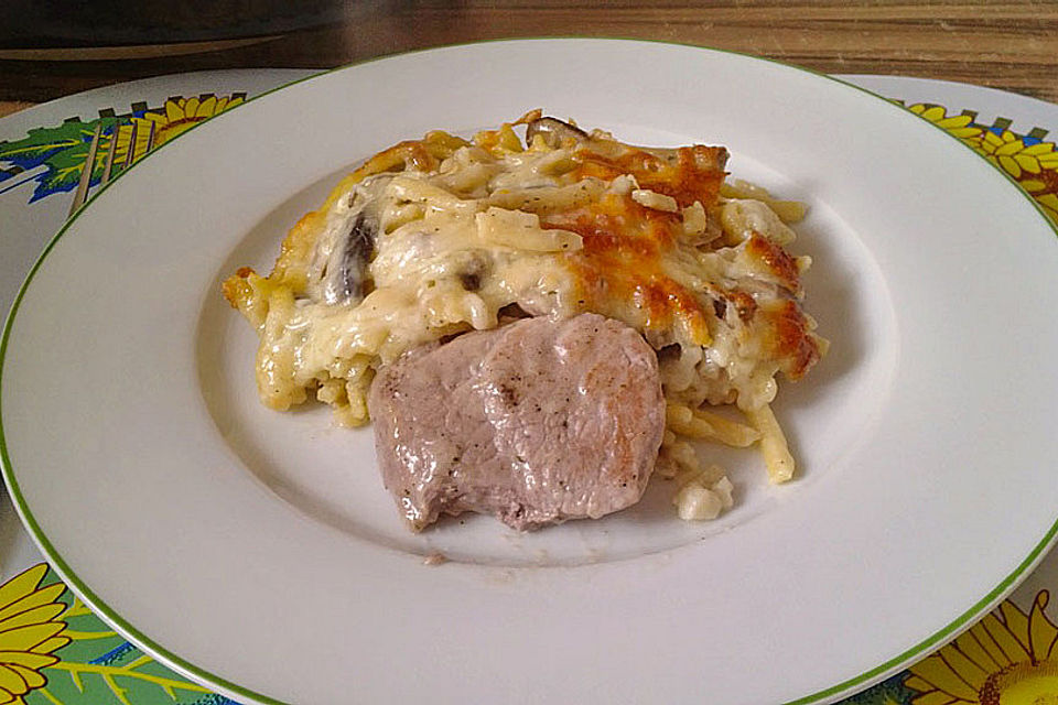 Filettopf mit Spätzle