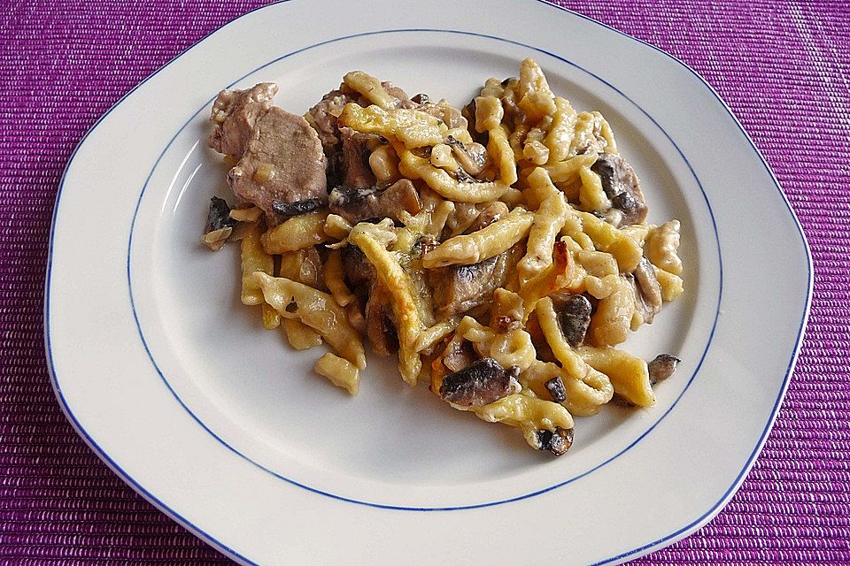 Filettopf mit Spätzle