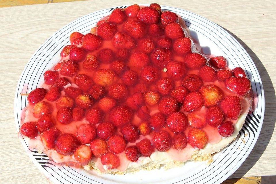 Erdbeer-Pudding-Kuchen Herta