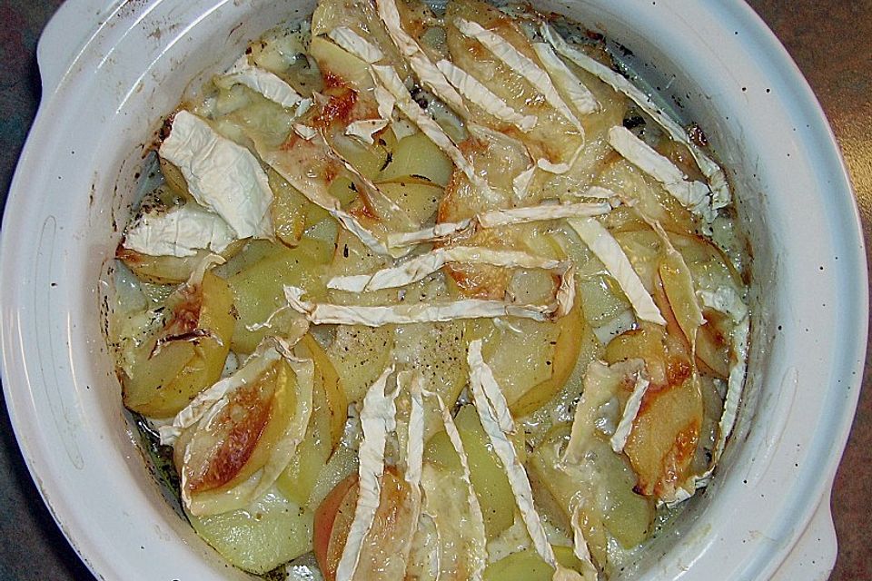 Kartoffel - Apfel - Gratin