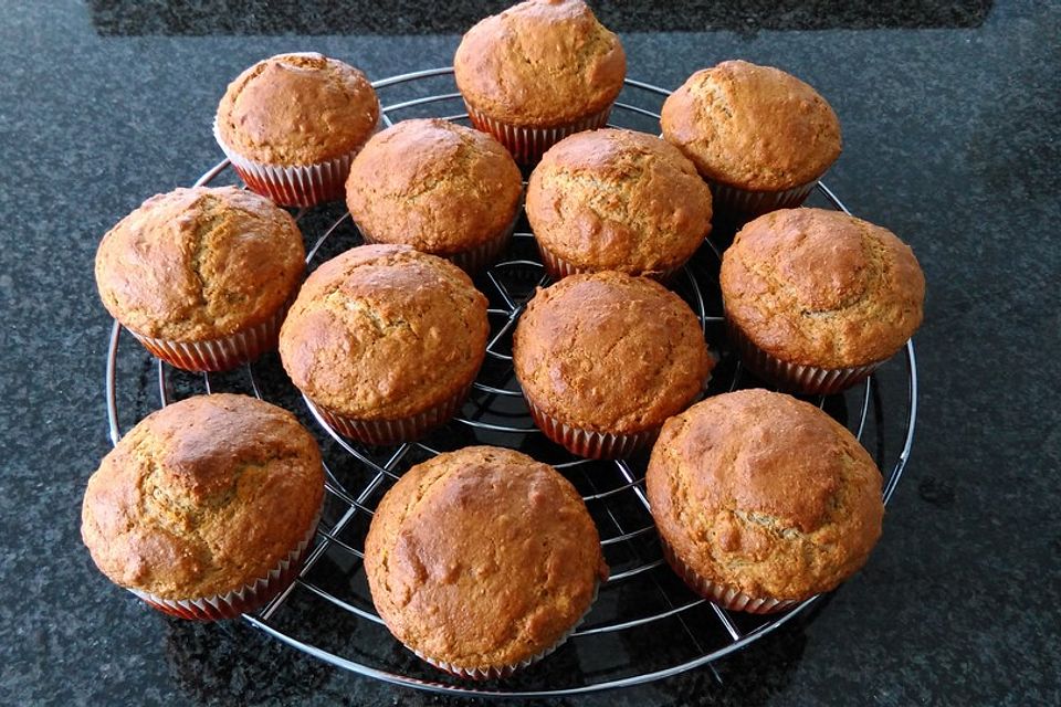 Joghurt - Bananen - Muffins Vollkorn