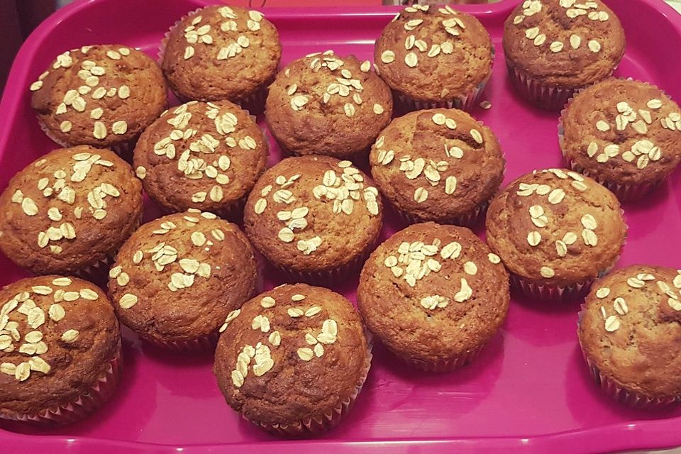 Joghurt - Bananen - Muffins Vollkorn