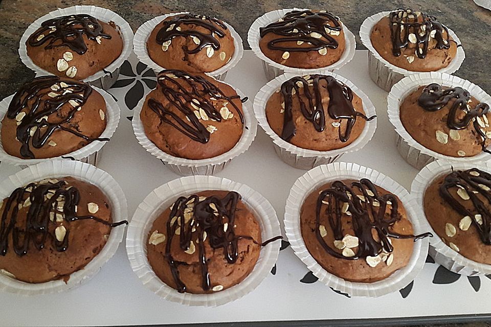 Joghurt - Bananen - Muffins Vollkorn