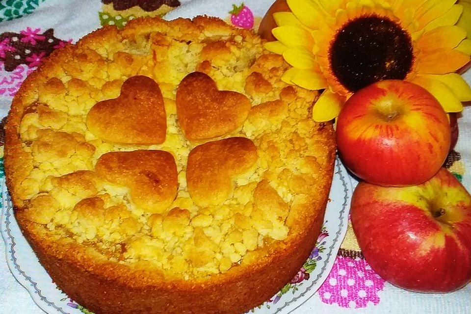 Apfel - Gitter - Kuchen