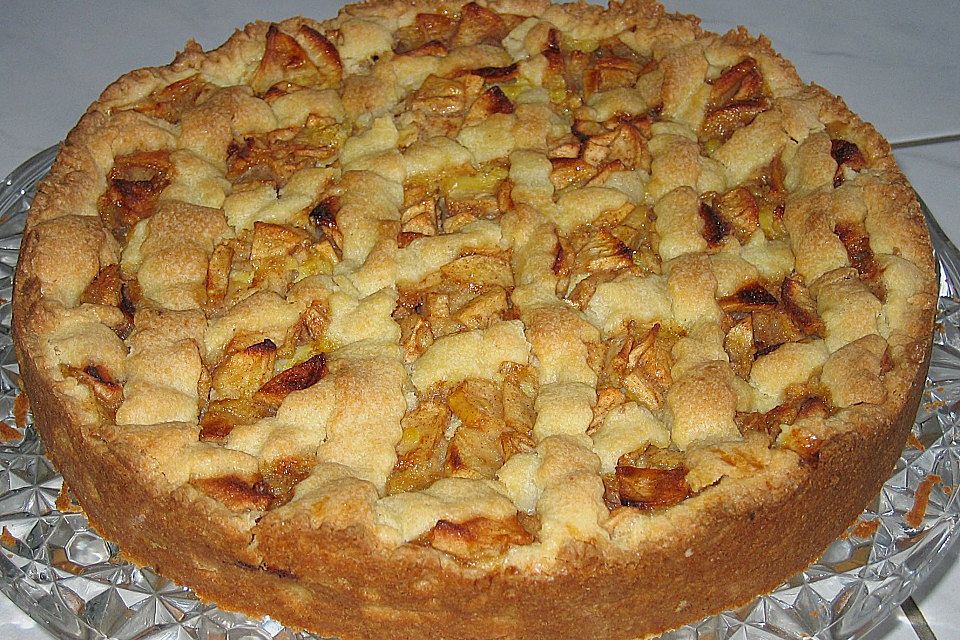 Apfel - Gitter - Kuchen