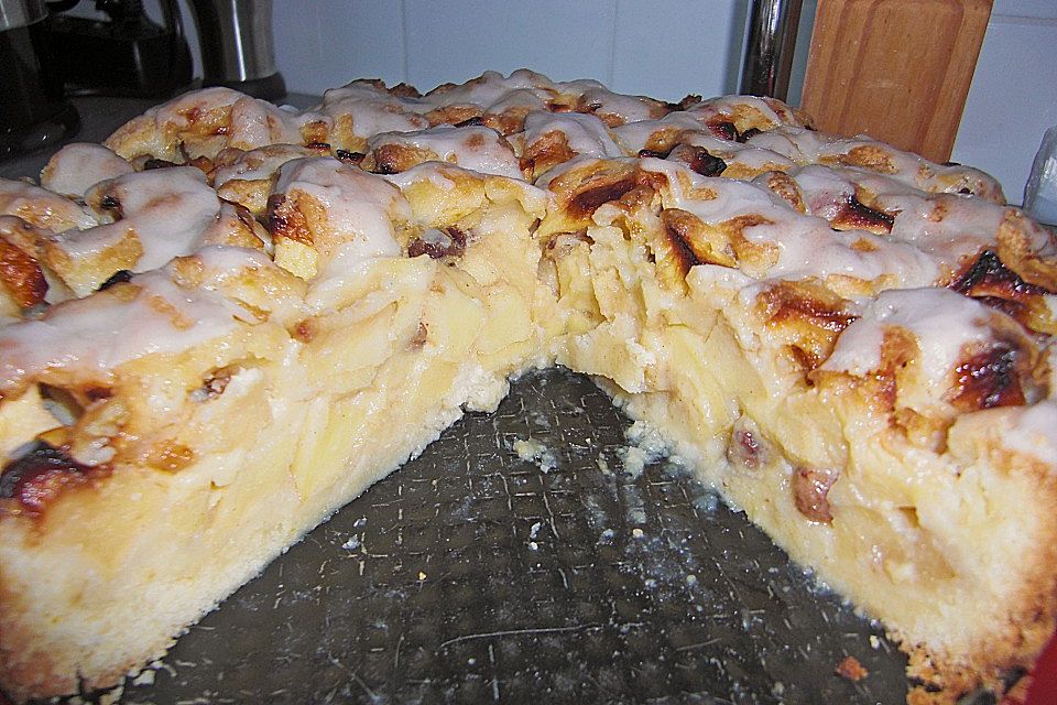 Apfel - Gitter - Kuchen