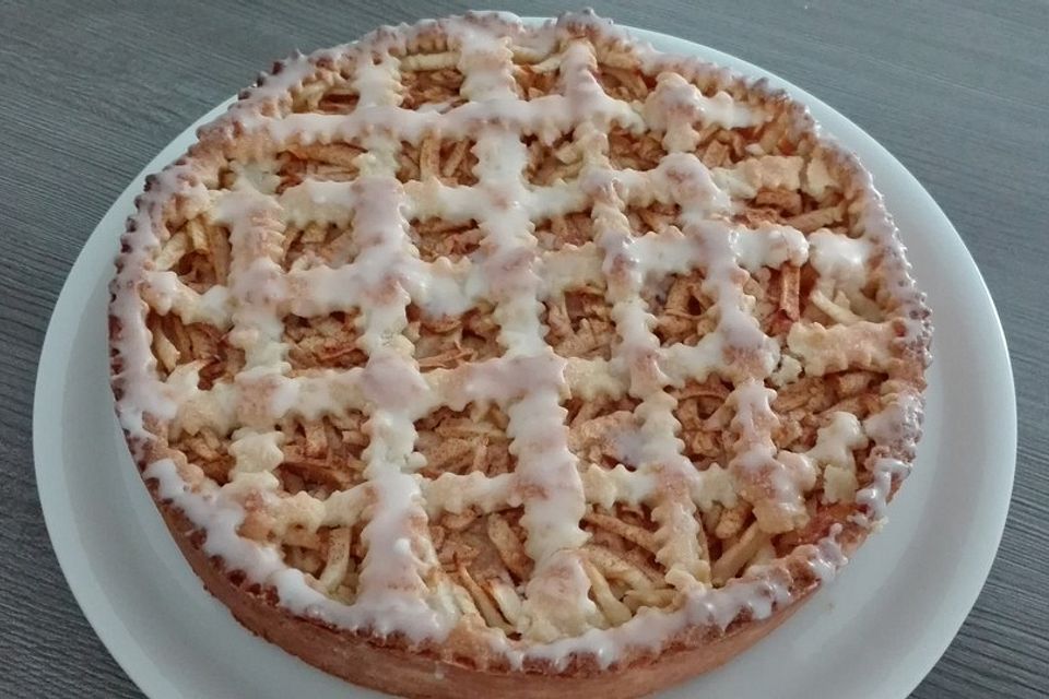 Apfel - Gitter - Kuchen