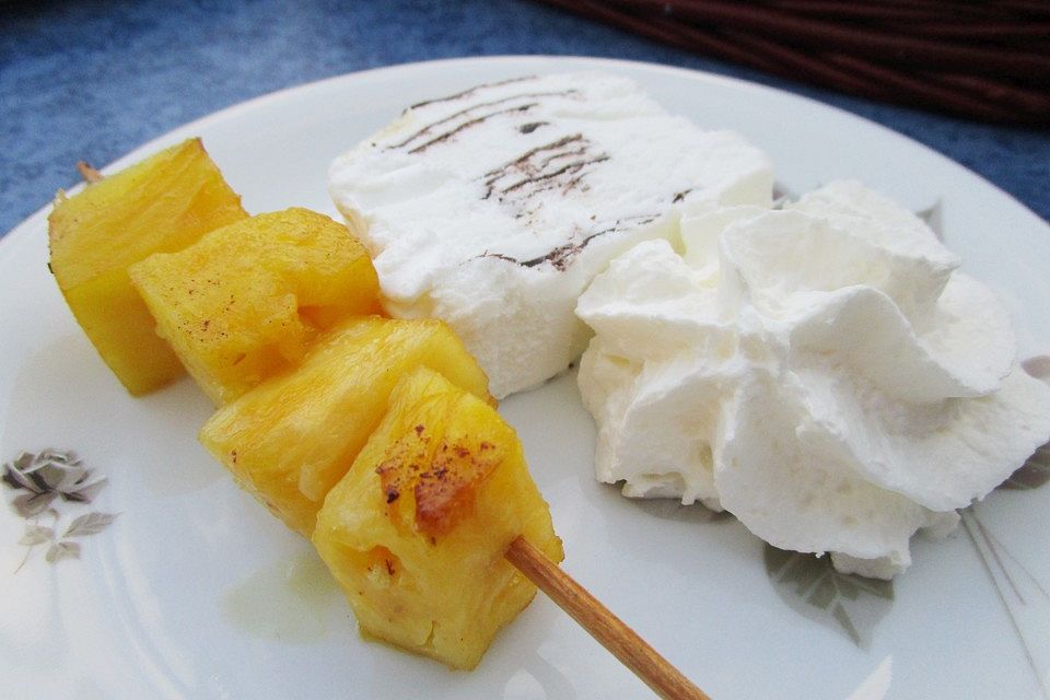 Gegrillte Ananas