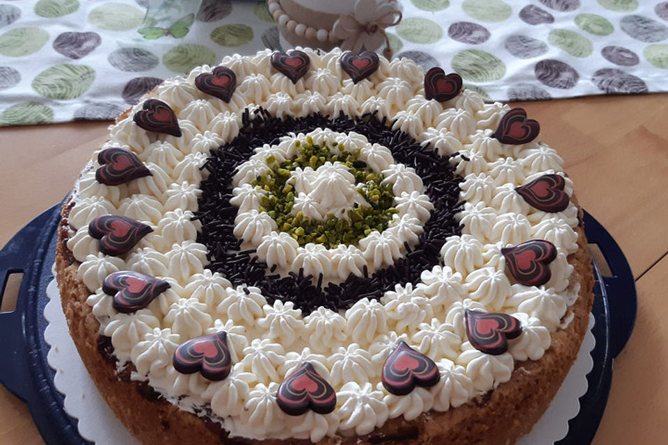 Apfel - Wein - Torte