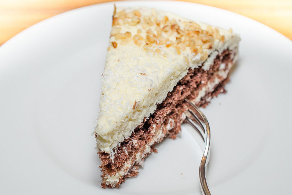 Kokoscreme - Mandel - Torte