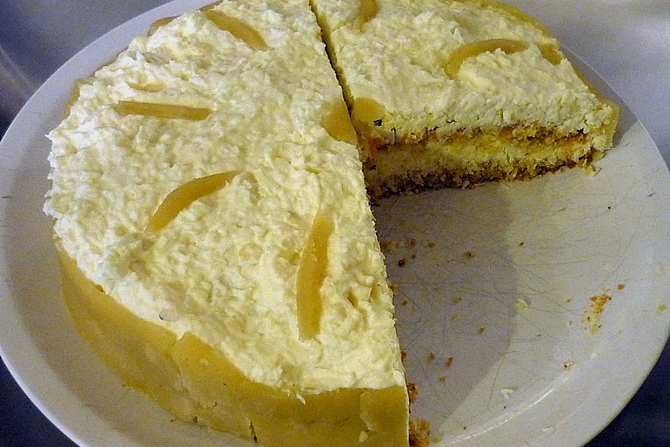 Kokoscreme - Mandel - Torte