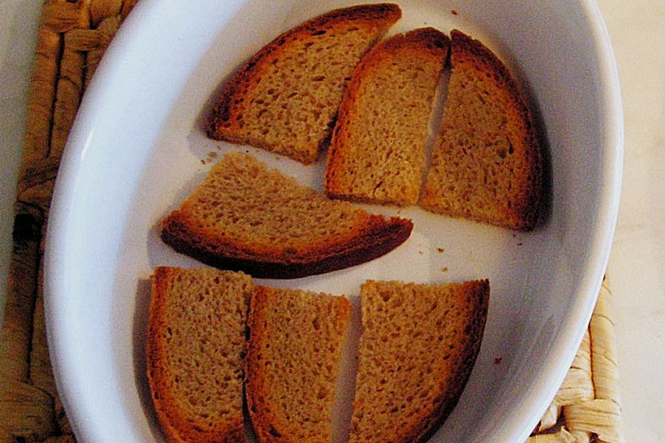 Griechischer Brot - Hackfleisch - Auflauf