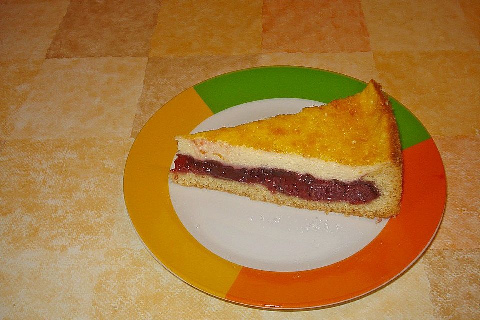 Kirschkuchen mit Rahmguss