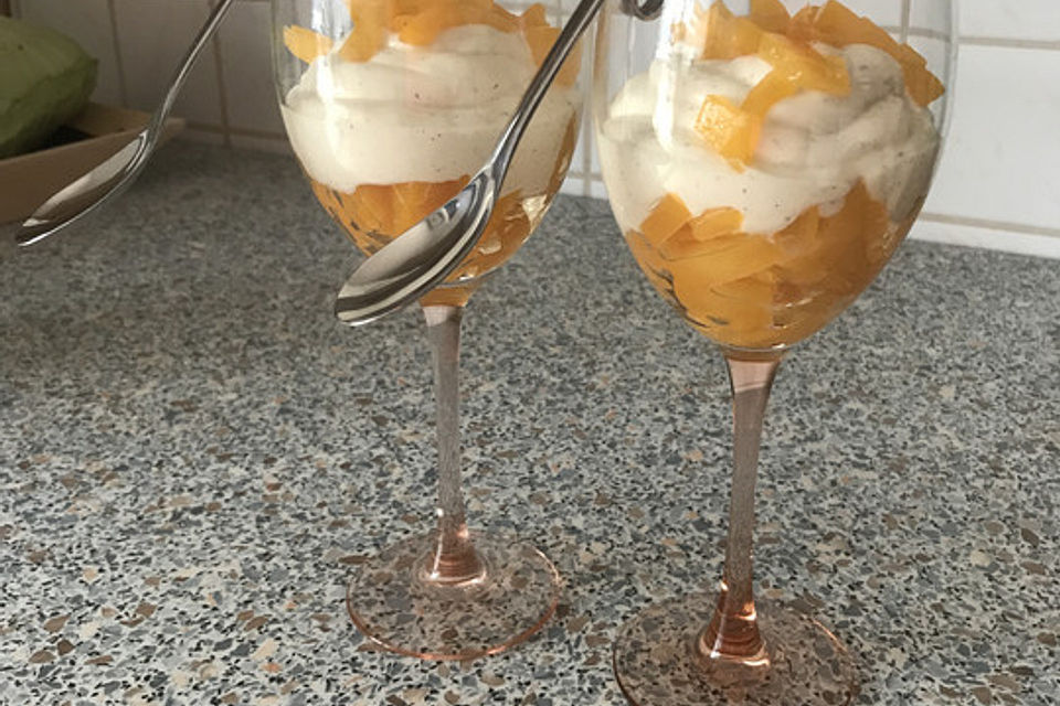 Mascarpone - Creme mit Eierlikör